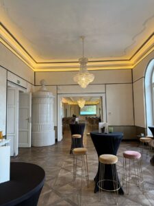 Das Zeitgeist-Team im aiola Schloss mit dem Financial Brunch