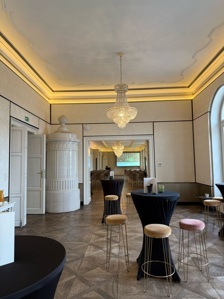 Das Zeitgeist-Team im aiola Schloss mit dem Financial Brunch