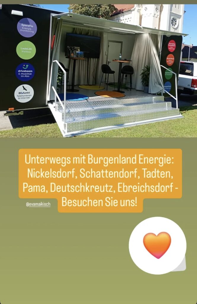 Mit Zeitgeist Promotion-Tour Burgenland Energie